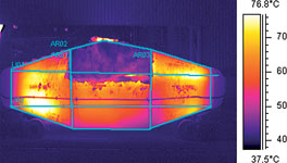 Westplex’s inspection software checks for changes in the thermal profile of each torpedo at each filling